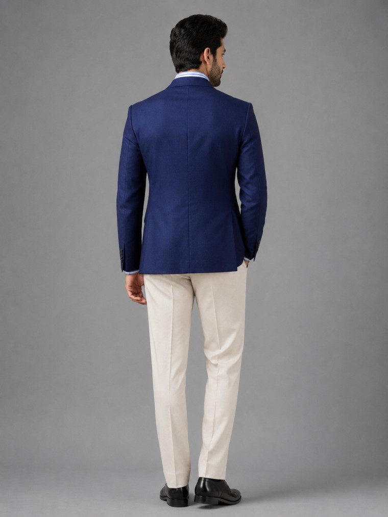 ROYAL BLUE SMART CASUAL BLAZER SET - Image 3