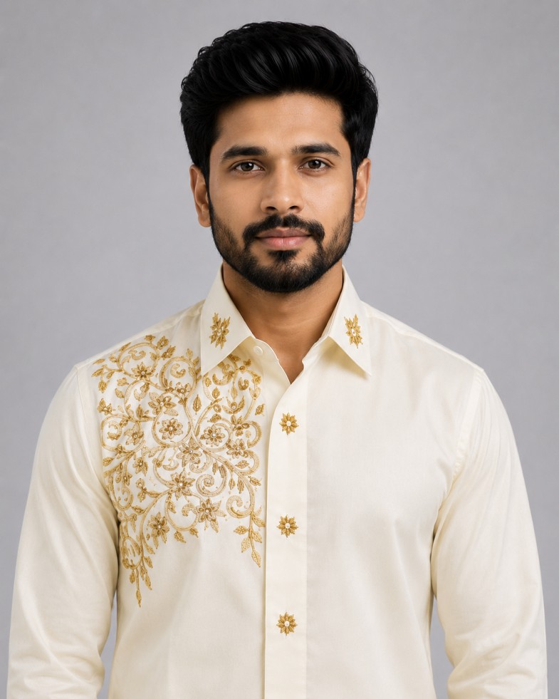 IVORY AARI TRADITIONAL SET - Image 2
