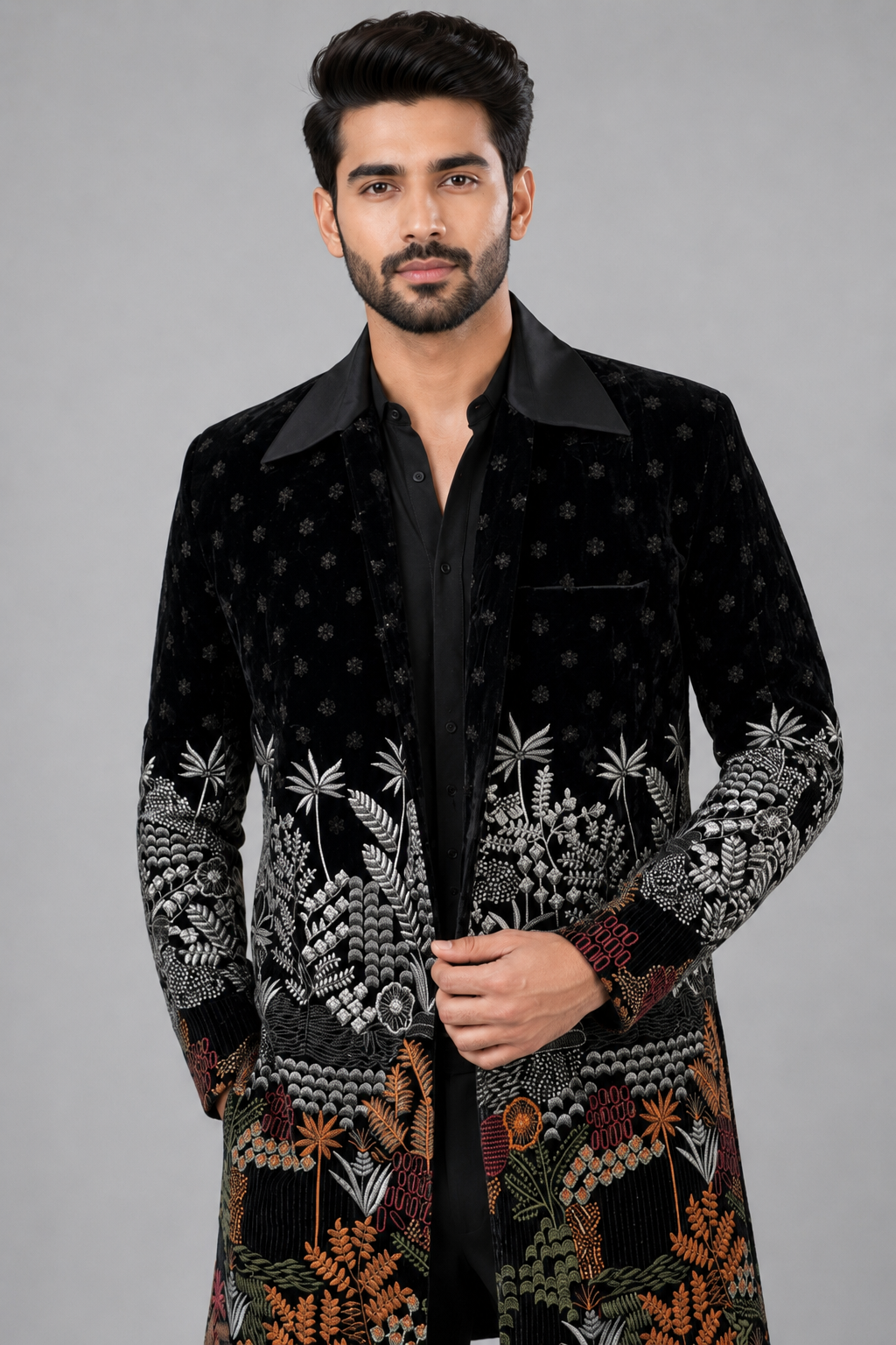 NOIR BOTANICAL COUTURE INDO WESTERN - Image 2