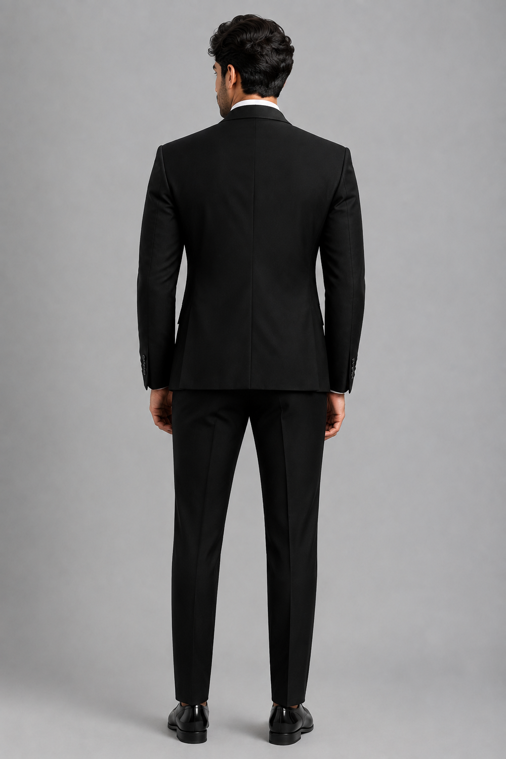 BLACK CRYSTAL EMBELLISHED TUXEDO - Image 3