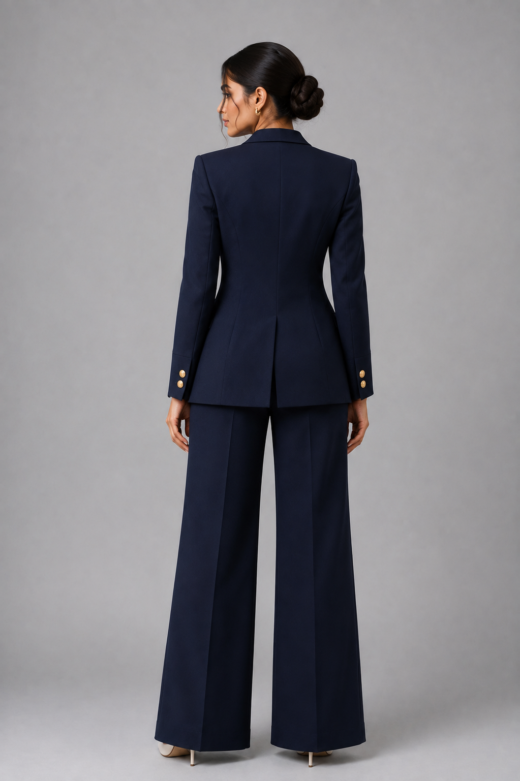 MIDNIGHT NAVY WOMEN’S WESTERN SUIT - Image 3