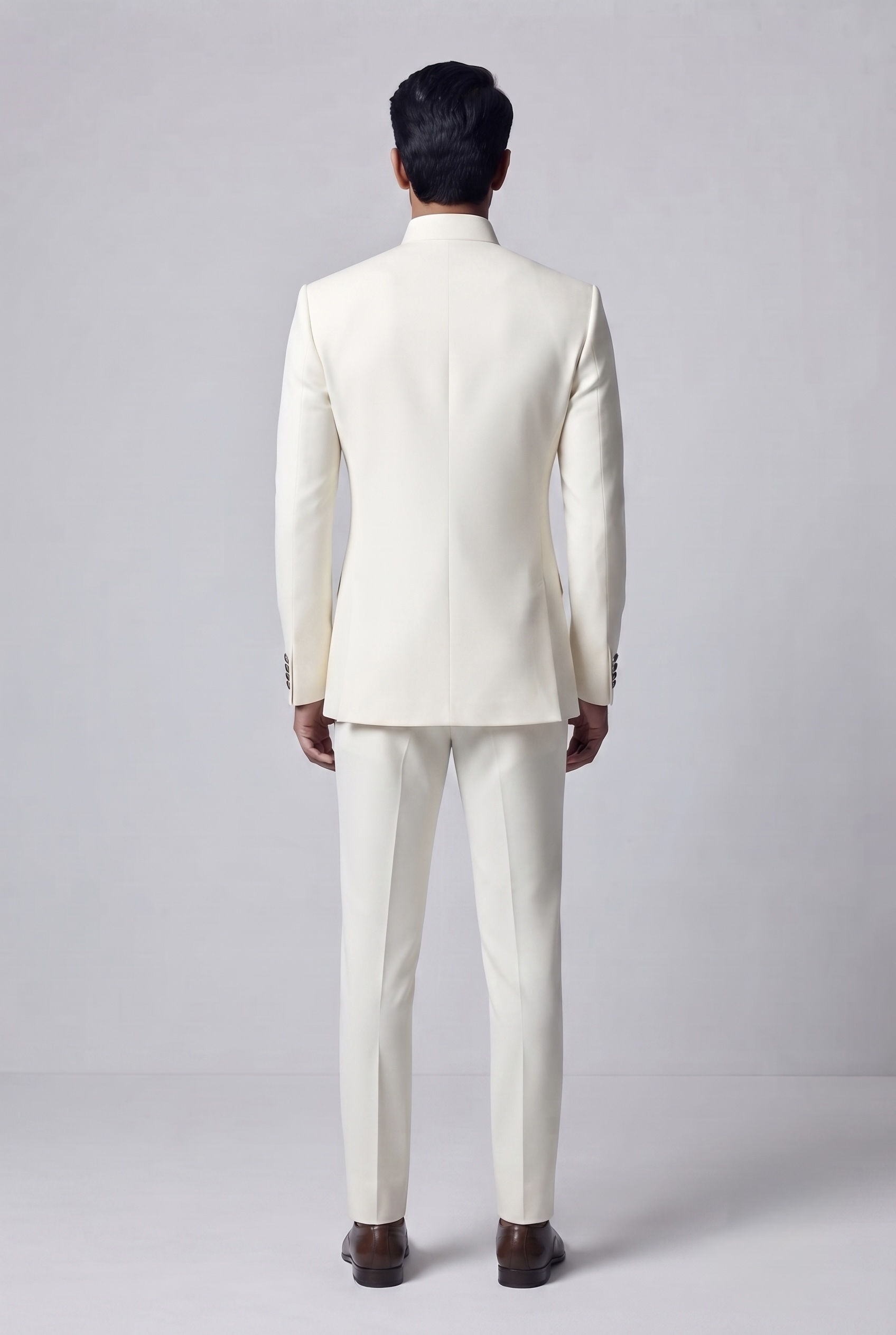 IVORY WHITE CLASSIC JODHPURI SUIT - Image 3