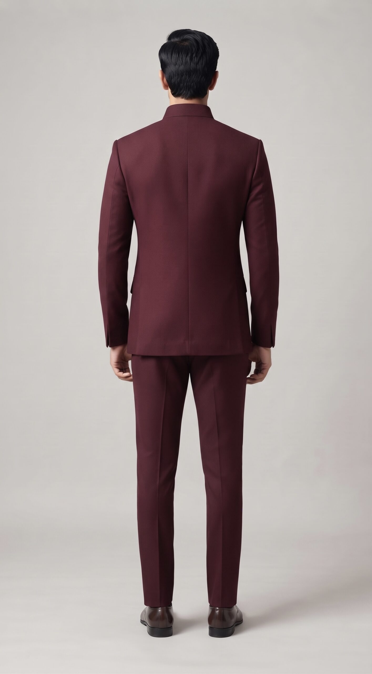 ROYAL MAROON CLASSIC JODHPURI SUIT - Image 3