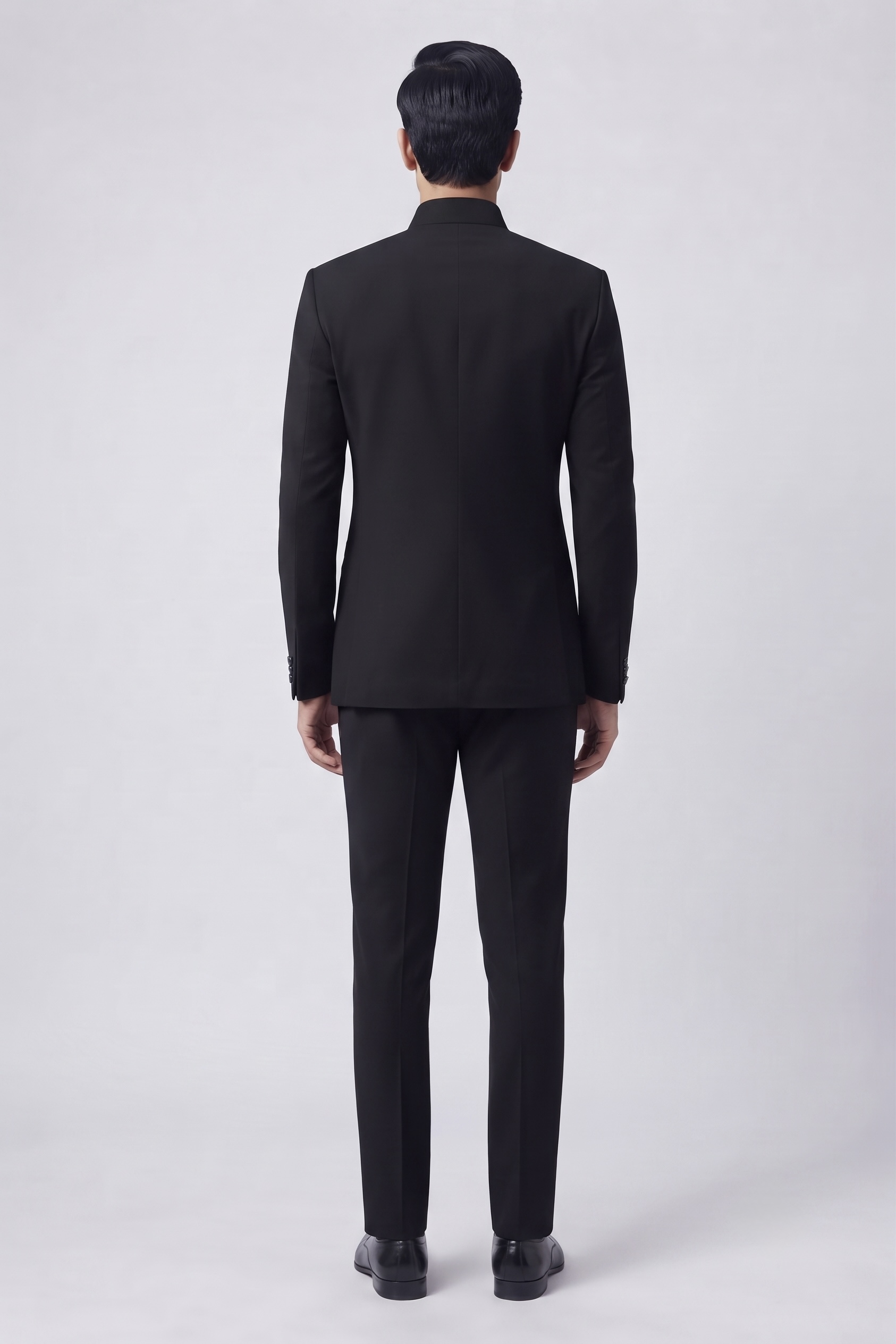 BLACK DESIGNER JODHPURI SUIT - Image 3