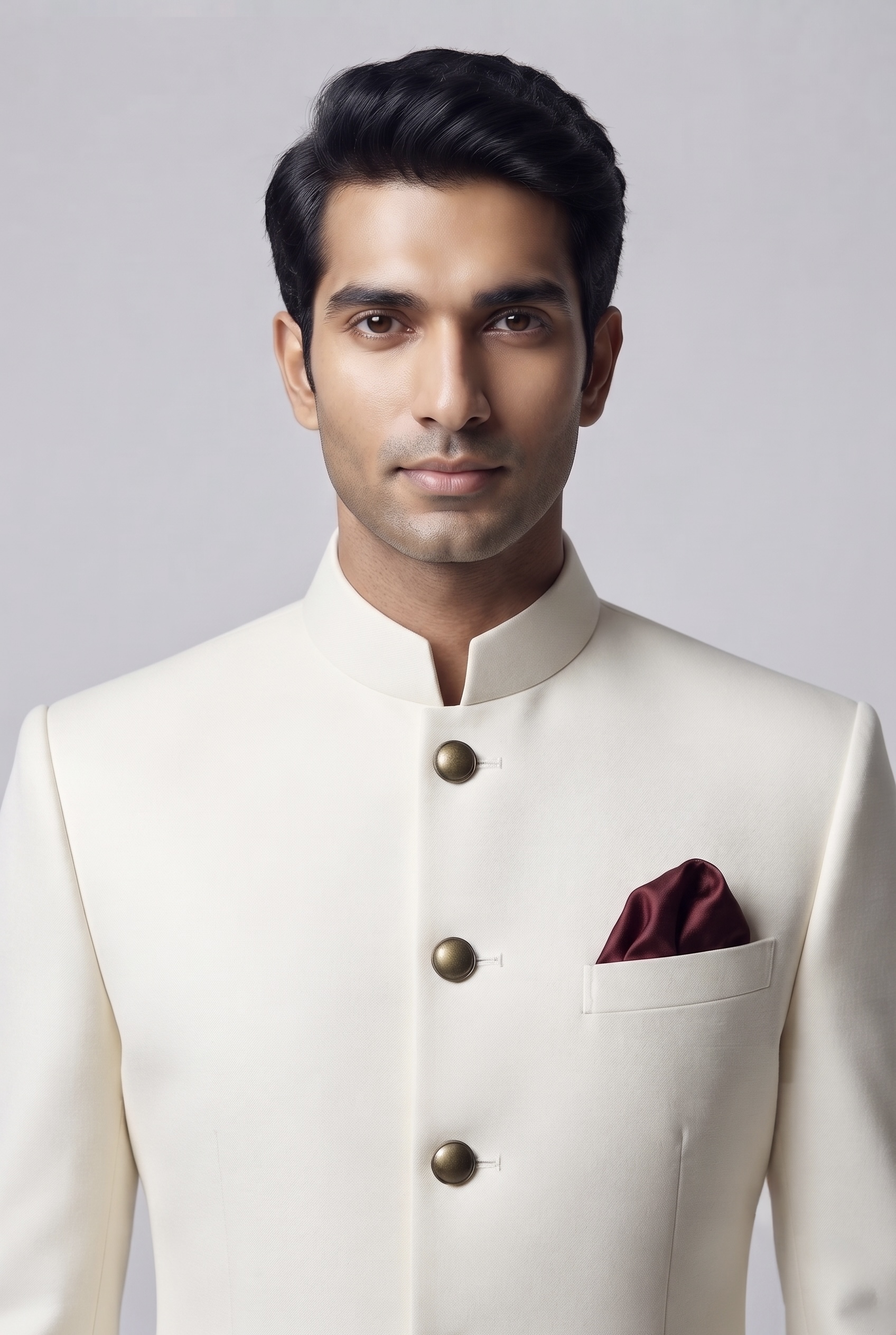 IVORY WHITE CLASSIC JODHPURI SUIT - Image 2
