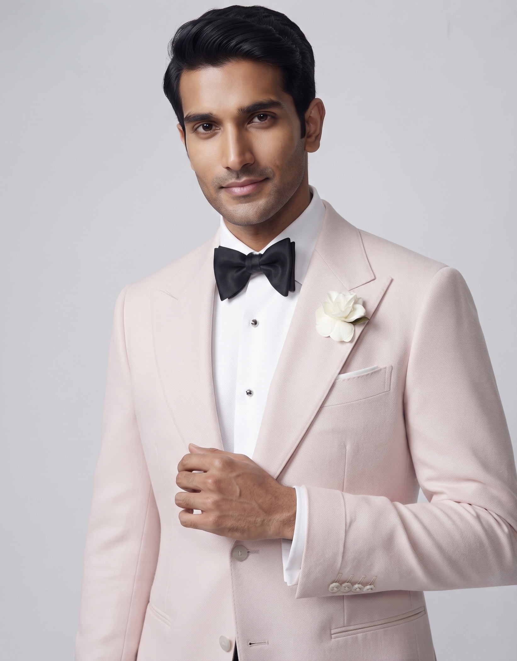 BLUSH IVORY TAILORED SUIT - Image 2