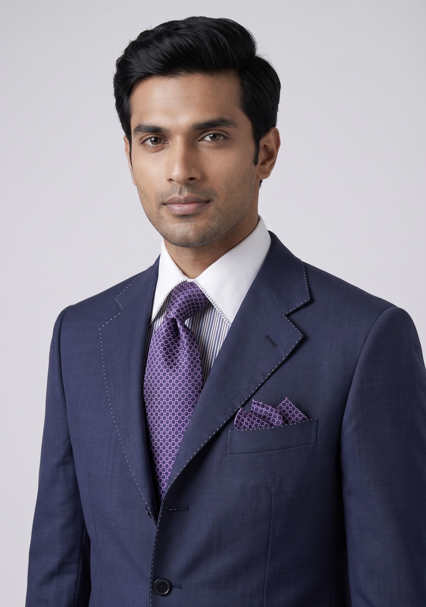 MIDNIGHT NAVY CLASSIC BUSINESS SUIT - Image 2
